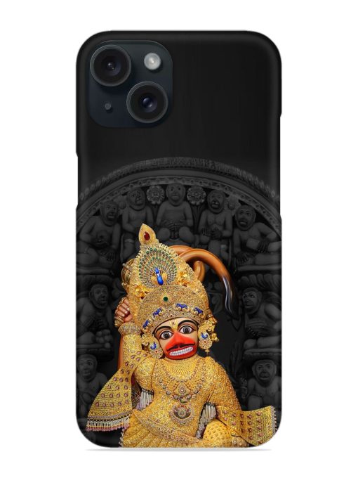 Indian Gold Hanuman Snap Case