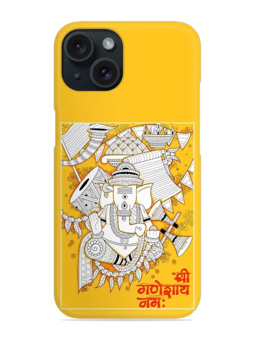 Illustration Lord Ganapati Snap Case