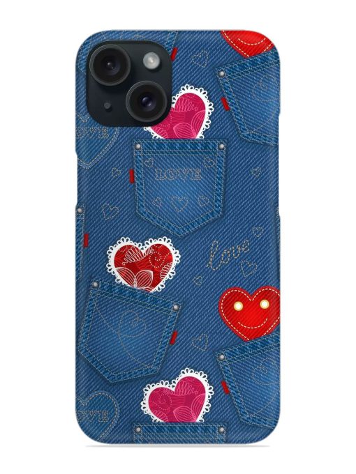 Seamless Pattern Jeans Snap Case