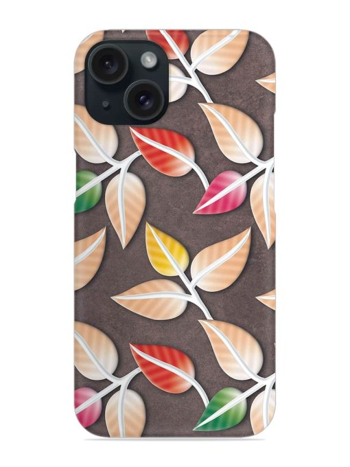 Colorful Leaf Wall Snap Case