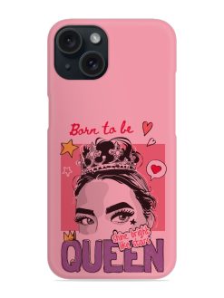 Queen Slogan Girl Snap Case