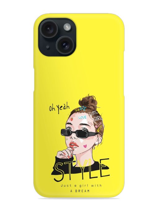 Style Slogan Cartoon Snap Case