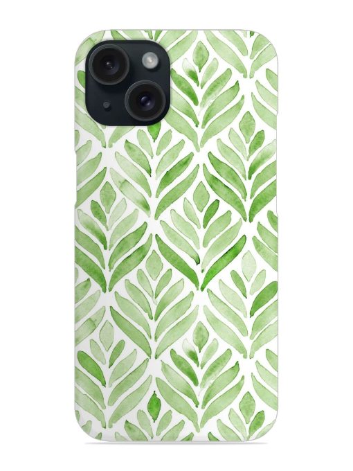 Hand Painted Green Snap Case