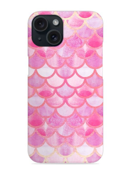 Mermaid Scales Watercolor Snap Case