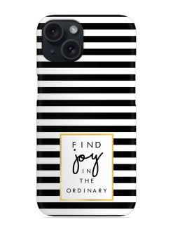 Slogan Print On Snap Case