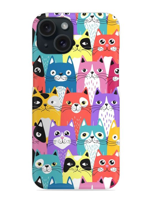 Funny Cartoon Cats Snap Case