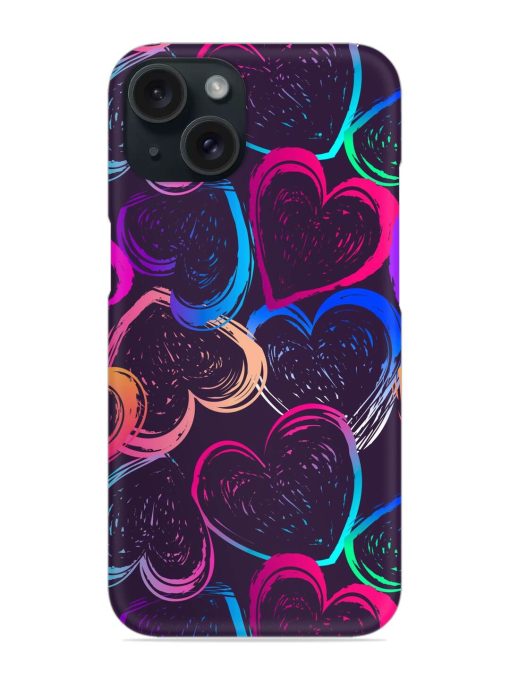 Abstract Seamless Hearts Snap Case Edge Zapvi