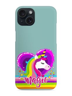 Print Cartoon Unicorn Snap Case
