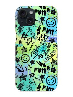Abstract Seamless Chaotic Snap Case