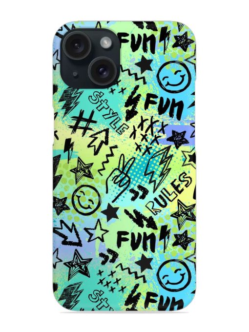 Abstract Seamless Chaotic Snap Case Edge Zapvi