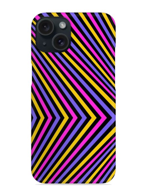 Diagonal Striped Pattern Snap Case