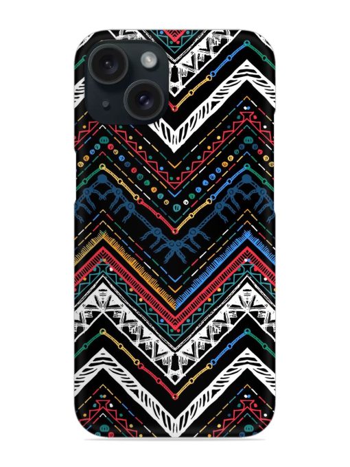 Seamless Ethnic Zigzag Snap Case