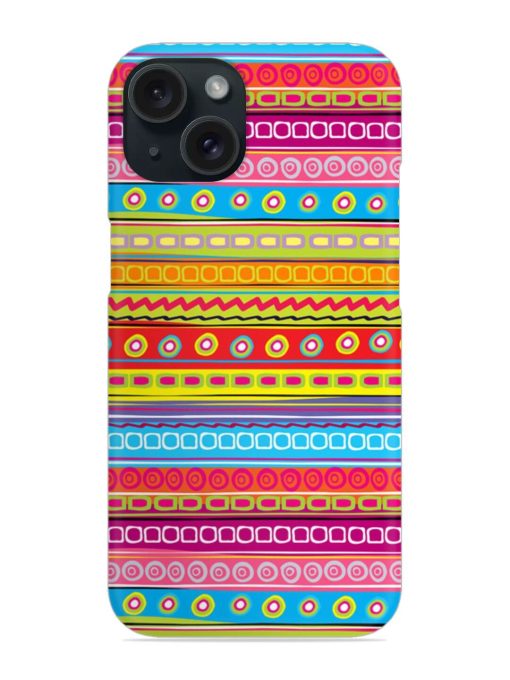 Colorful Strip Abstract Snap Case