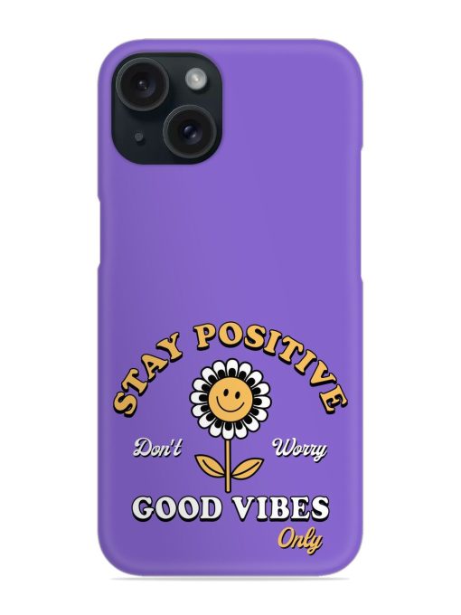 Retro Positive Flower Snap Case