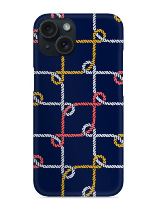 Seamless Nautical Rope Snap Case