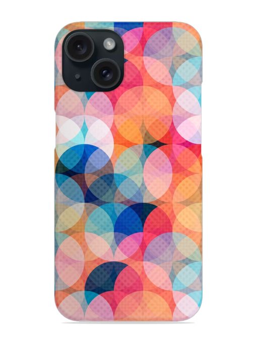 Colored Circle Seamless Snap Case