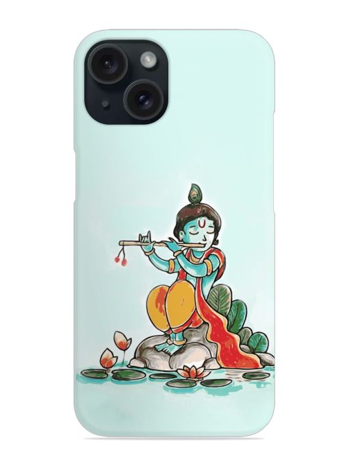 Lord Krishna Playing Snap Case