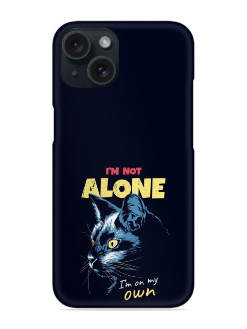 Slogan Black Cat Snap Case