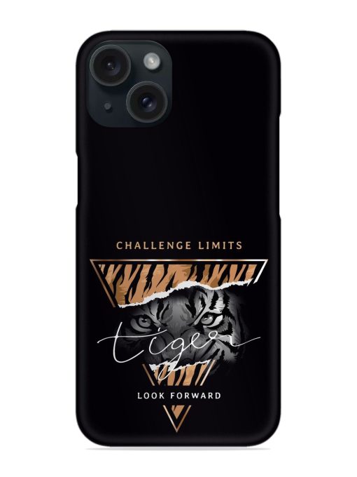 Tiger Slogan Black Snap Case