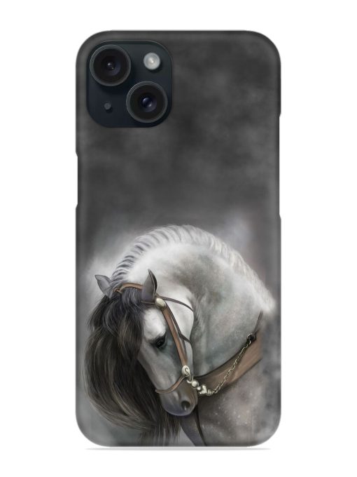 Painted White Horse Snap Case