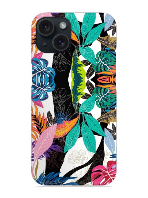 Floral Pattern Bright Snap Case