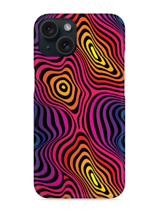 Colorful Fluid Curved Snap Case