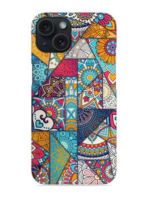 Patchwork Pattern Vintage Snap Case