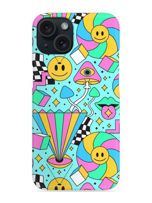 Trippy Rainbow 60S Snap Case