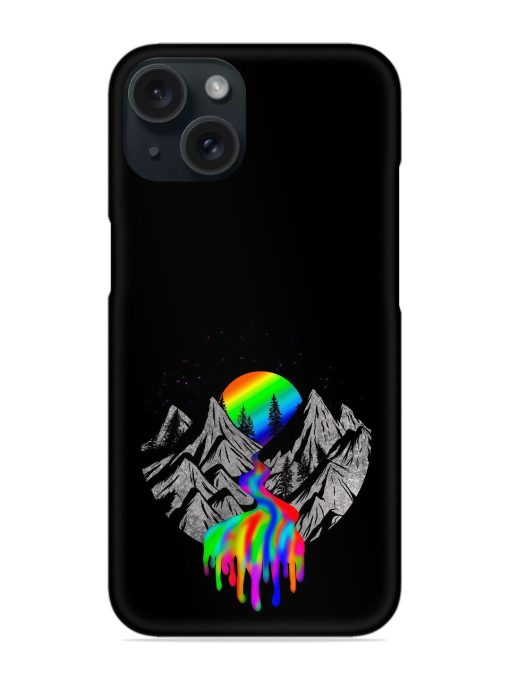 Rainbow Color Mountain Snap Case