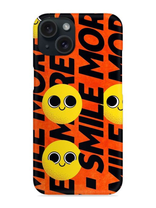 Smile More Design Snap Case