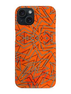Abstract Orange Retro Snap Case