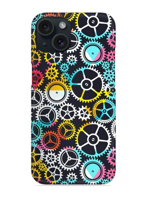 Colored Clockwork Seamless Snap Case