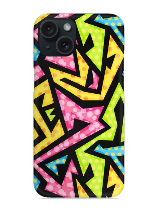 Colored Geometric Seamless Snap Case