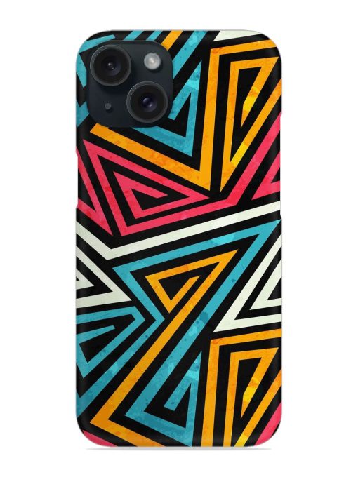 Colored Labyrinth Seamless Snap Case