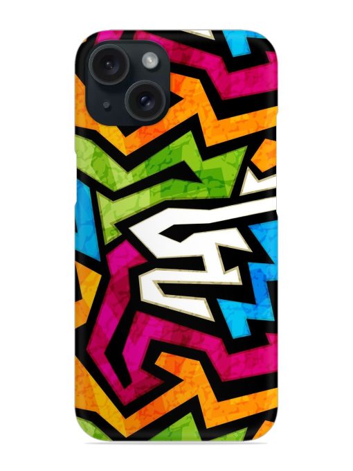 Colored Graffiti Seamless Snap Case