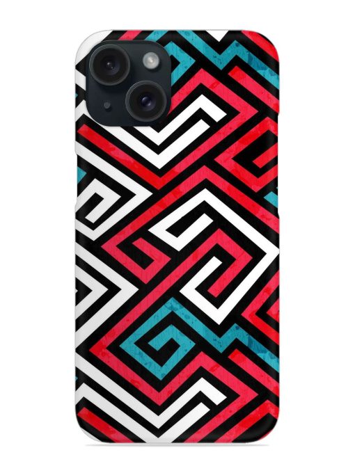 Colored Maze Seamless Snap Case