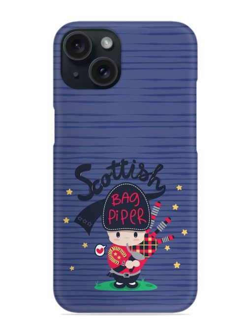 Cute Scottish Bagpiper Snap Case