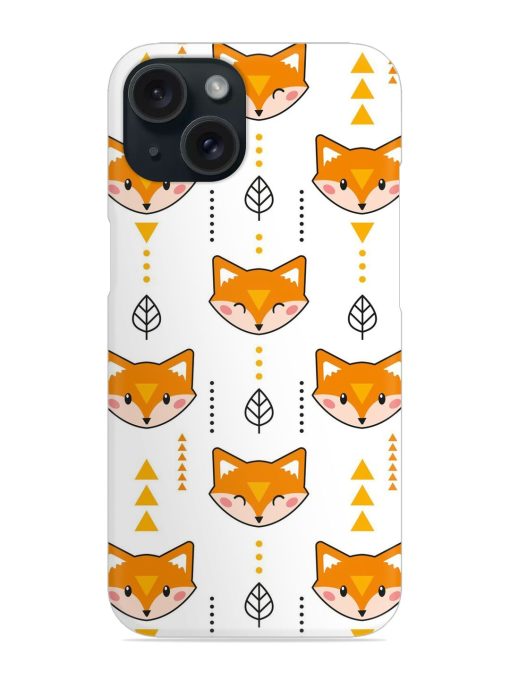 Fox Geometric Seamless Snap Case