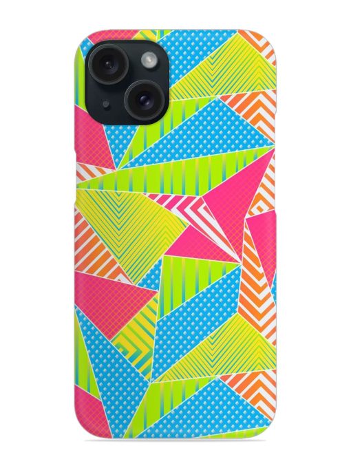 Funky Color Triangle Snap Case