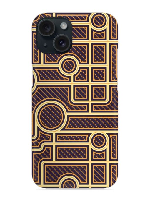 Geometric Abstract Retro Snap Case