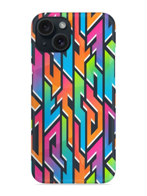 Graffiti Geometric Pattern Snap Case