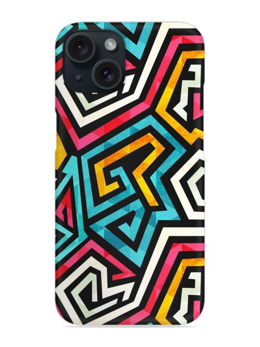 Graffiti Geometric Pattern Snap Case