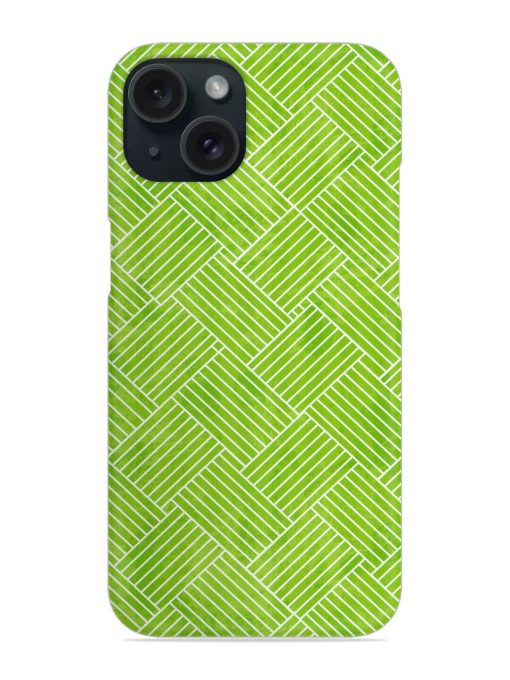 Green Fabric Seamless Snap Case