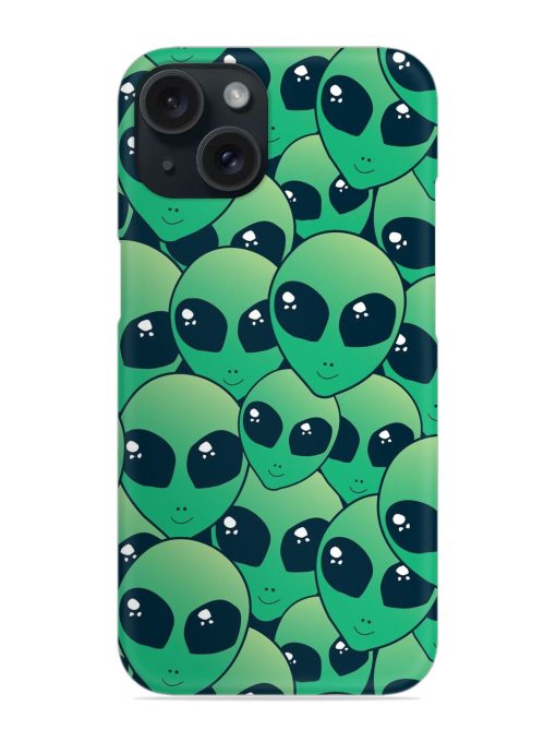 Green Gradient Alien Snap Case