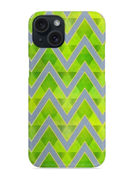 Green Zigzag Seamless Snap Case