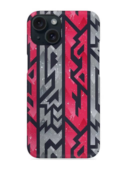 Red Ancient Pattern Snap Case