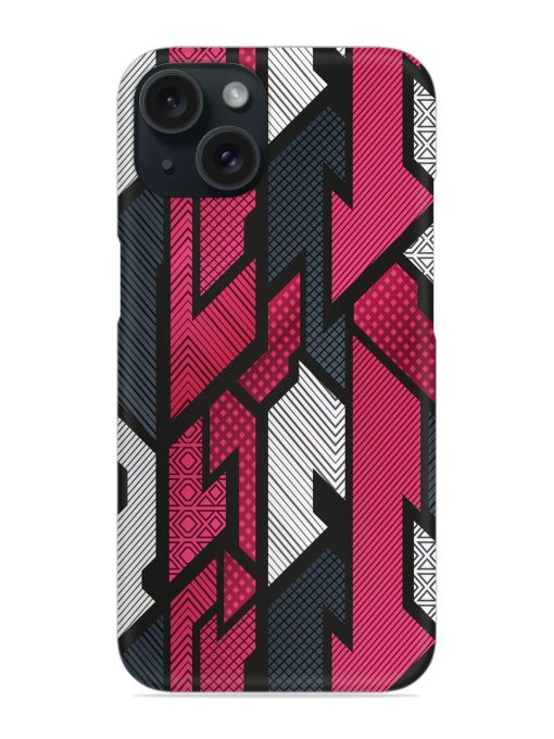 Red Geometric Vector Snap Case