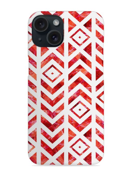 Red Grunge Tribal Snap Case