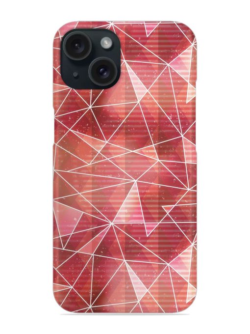 Red Triangle Seamless Snap Case