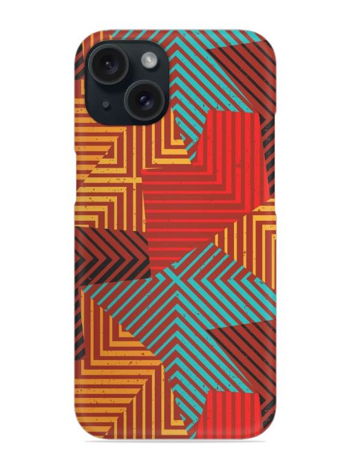 Retro Geometric Seamless Snap Case